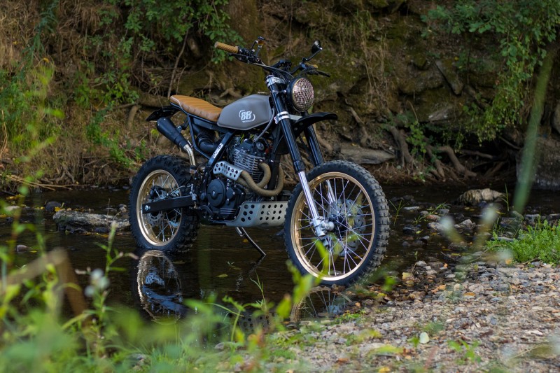 Honda Dominator Jadi Scrambler Jangkung